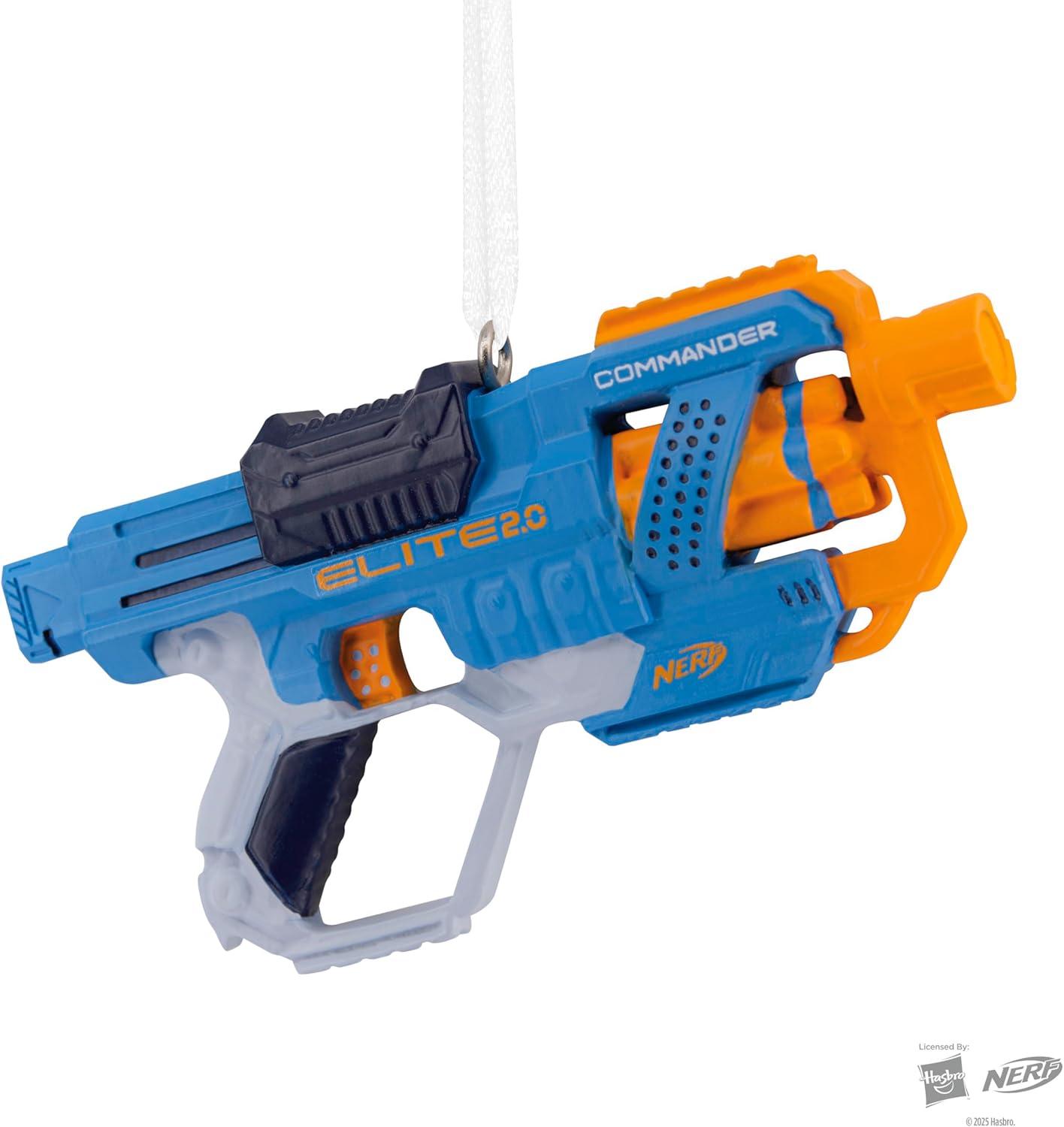 image:imageHallmark Hasbro Nerf Elite 20 Commander Dart Blaster Christmas Ornament Gifts for Kids