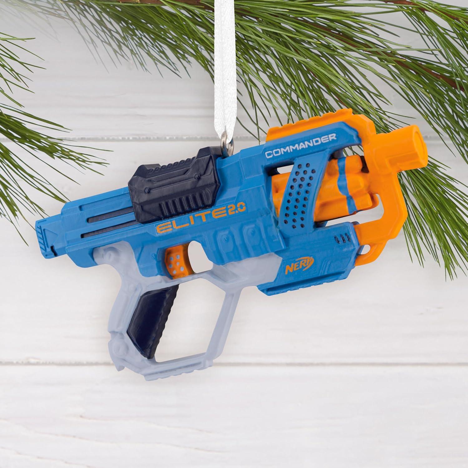 image:imageHallmark Hasbro Nerf Elite 20 Commander Dart Blaster Christmas Ornament Gifts for Kids