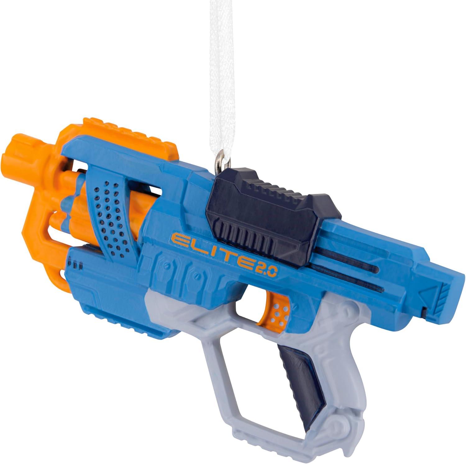 image:imageHallmark Hasbro Nerf Elite 20 Commander Dart Blaster Christmas Ornament Gifts for Kids