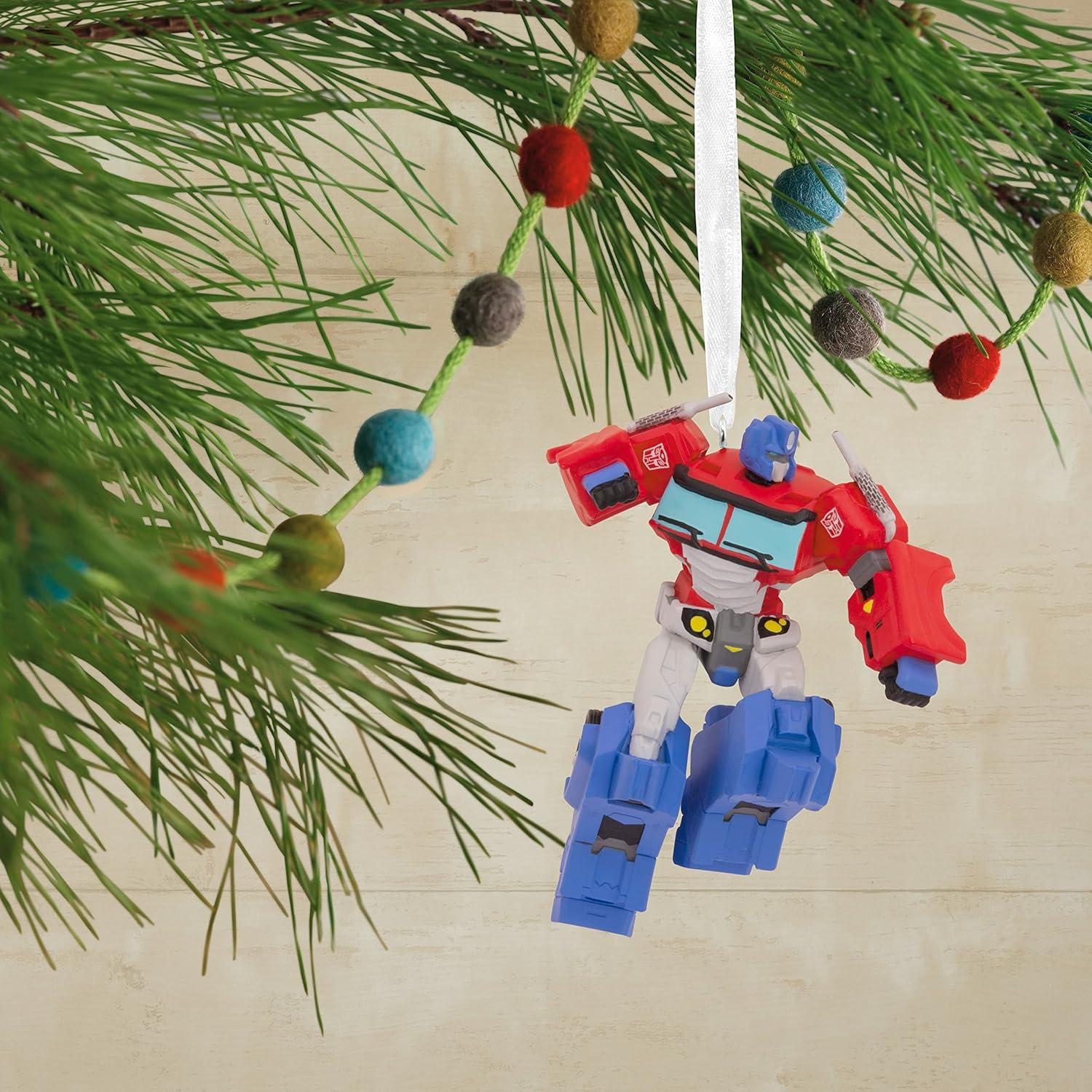image:imageHallmark Hasbro Transformers Bumblebee Christmas OrnamentOptimus Prime 1