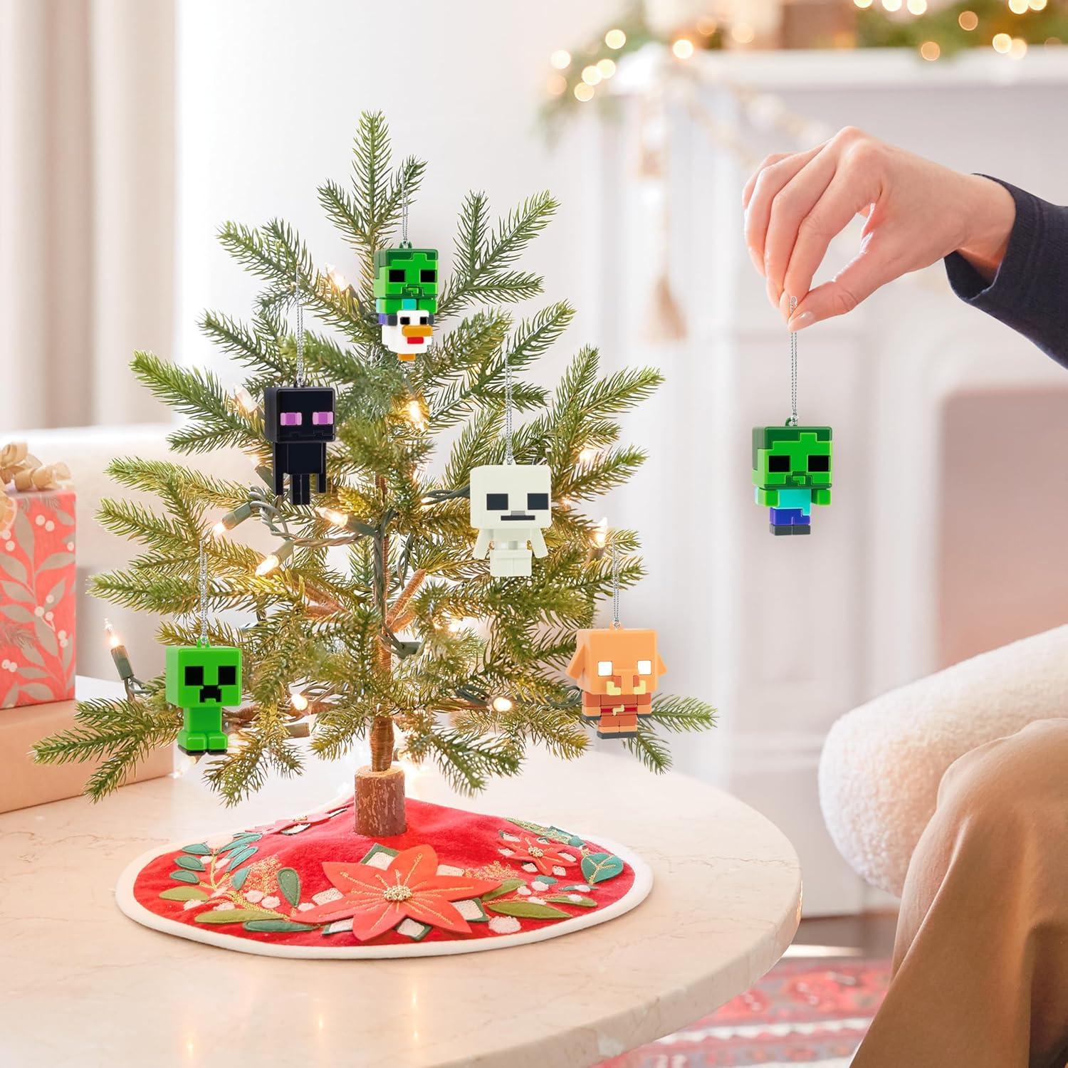 image:imageHallmark Minecraft Blind Box Mini Christmas Ornaments Purchase Includes 2 Tiny Mystery Ornaments