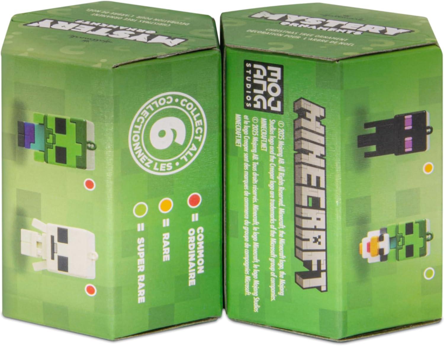 image:imageHallmark Minecraft Blind Box Mini Christmas Ornaments Purchase Includes 2 Tiny Mystery Ornaments