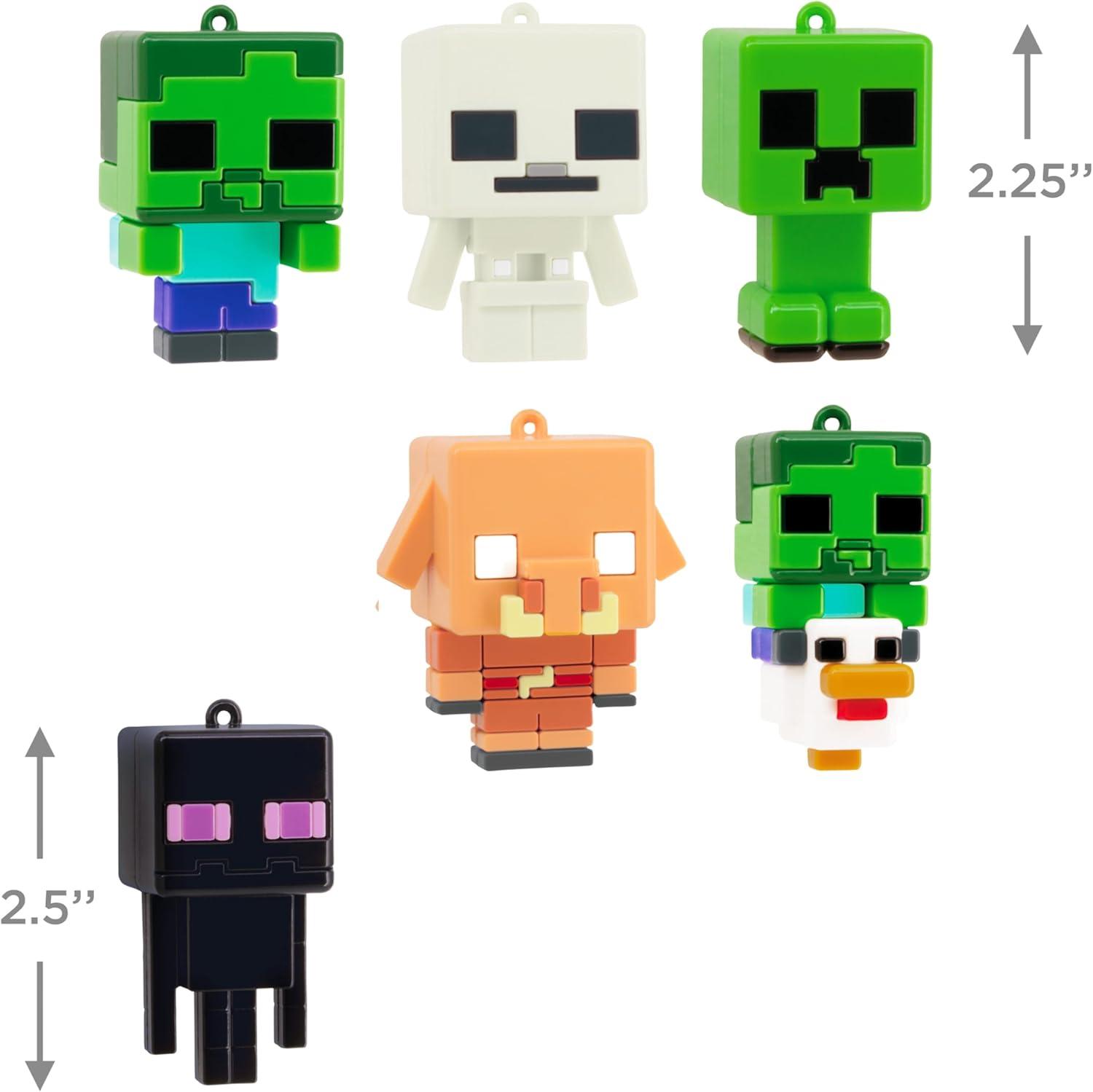 image:imageHallmark Minecraft Blind Box Mini Christmas Ornaments Purchase Includes 2 Tiny Mystery Ornaments