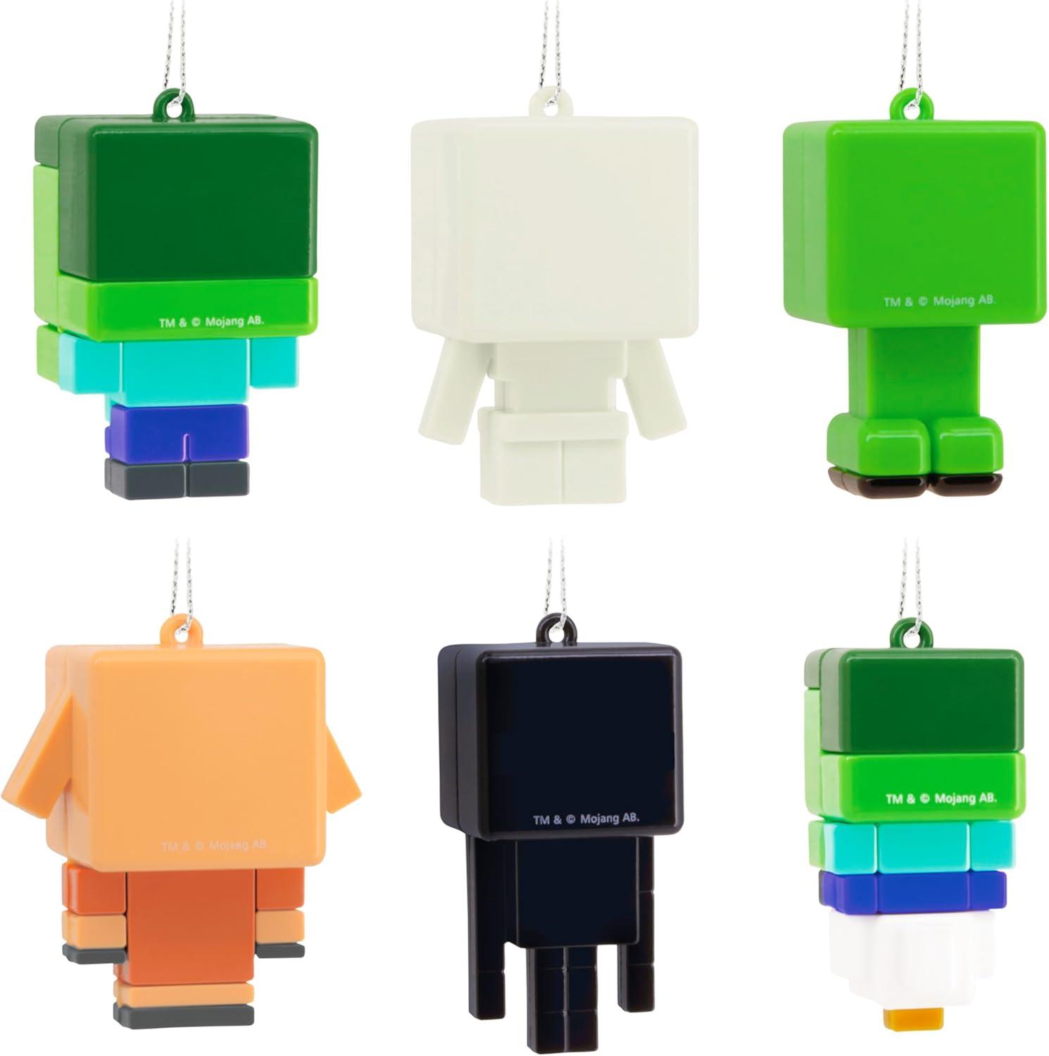 image:imageHallmark Minecraft Blind Box Mini Christmas Ornaments Purchase Includes 2 Tiny Mystery Ornaments