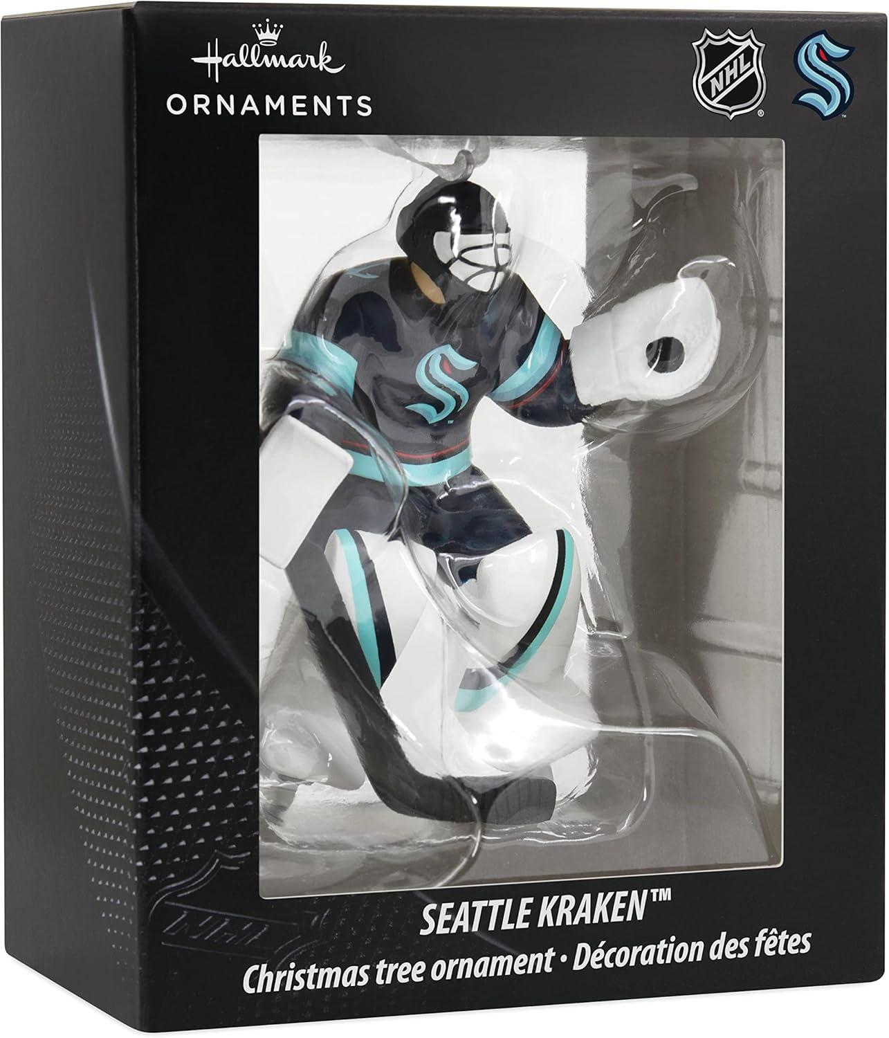 image:imageHallmark NHL Seattle Kraken Goalie Christmas OrnamentResin 0001OSL1990