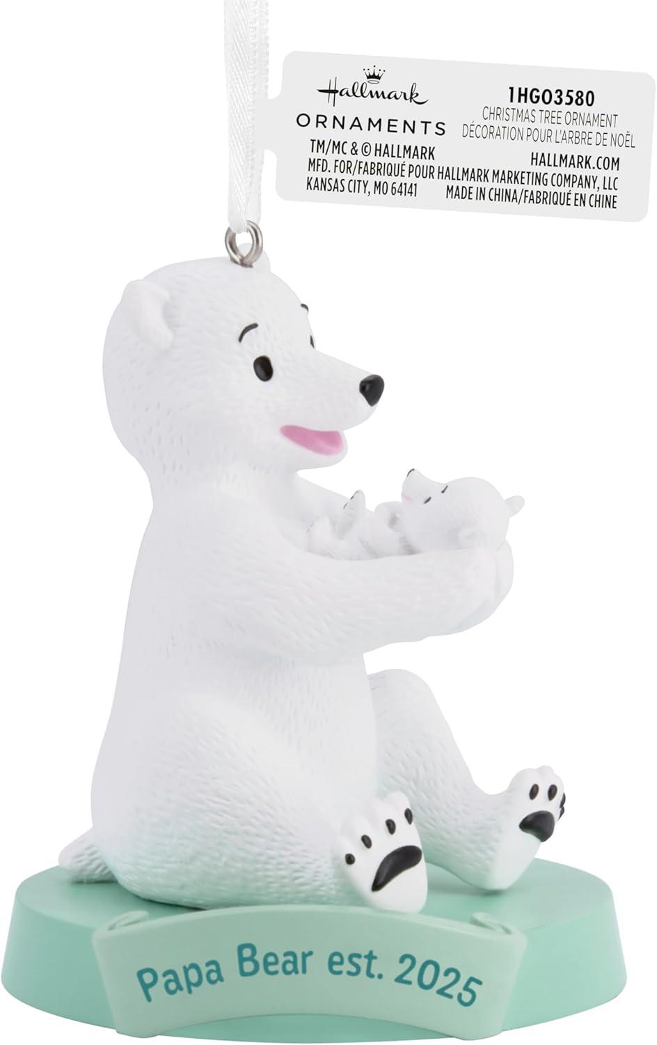 image:imageHallmark Papa Bear New Dad 2025 Christmas Ornament Gifts for Dads