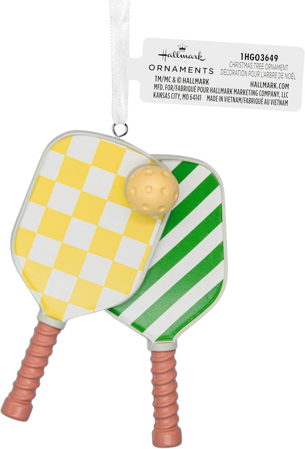image:imageHallmark Pickleball Paddles Christmas Ornament Gifts for Sports Fans