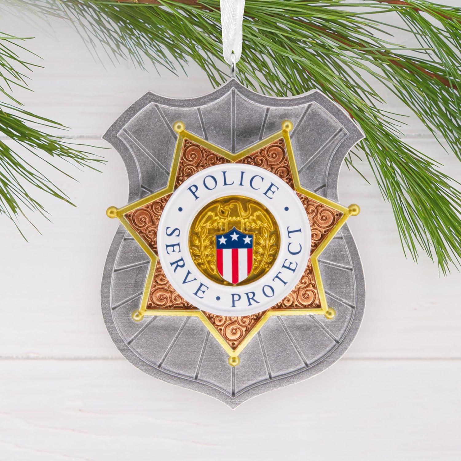 image:imageHallmark Police Badge Christmas Ornament Law Enforcement Gifts