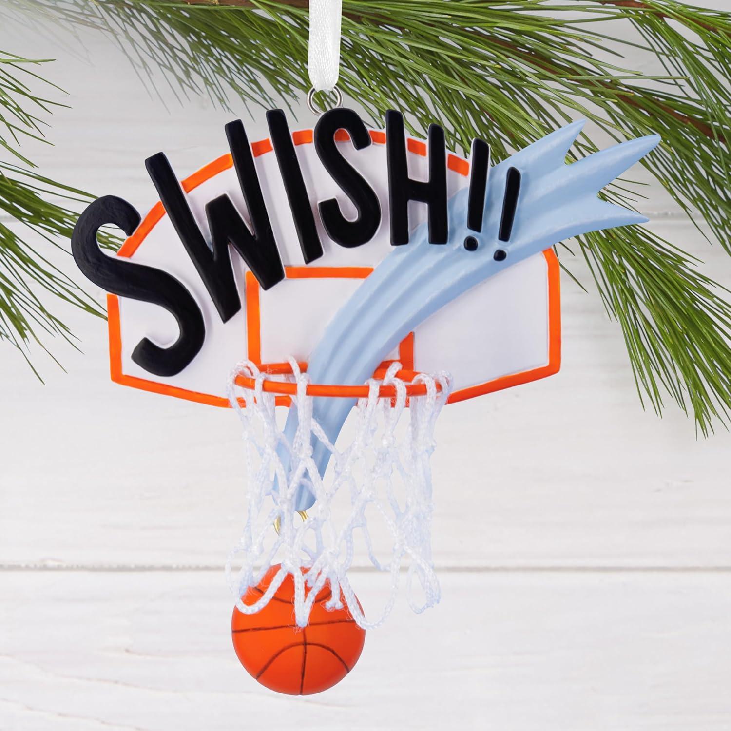 image:imageHallmark Swish Basketball Christmas OrnamentBasketball Swish