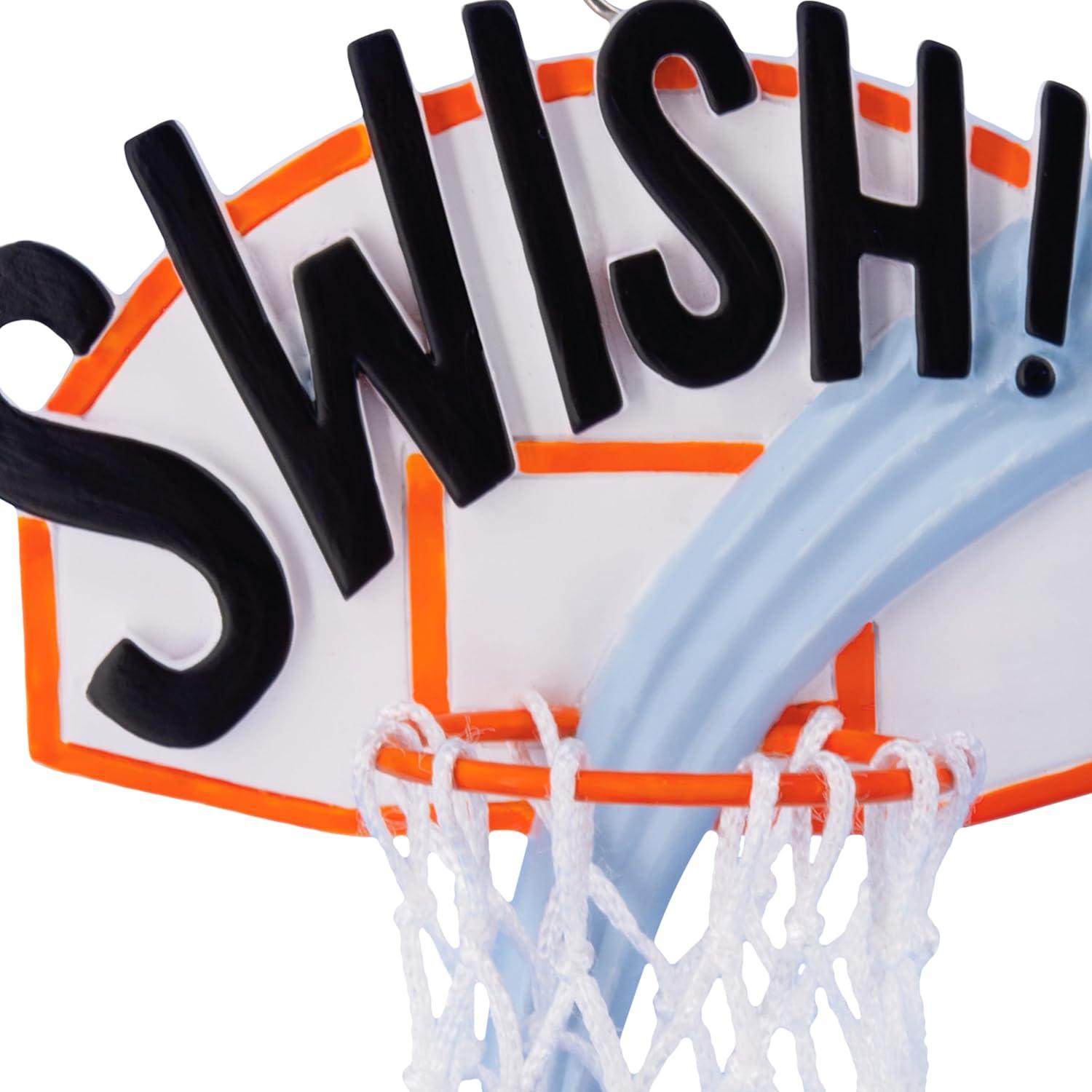 image:imageHallmark Swish Basketball Christmas OrnamentBasketball Swish
