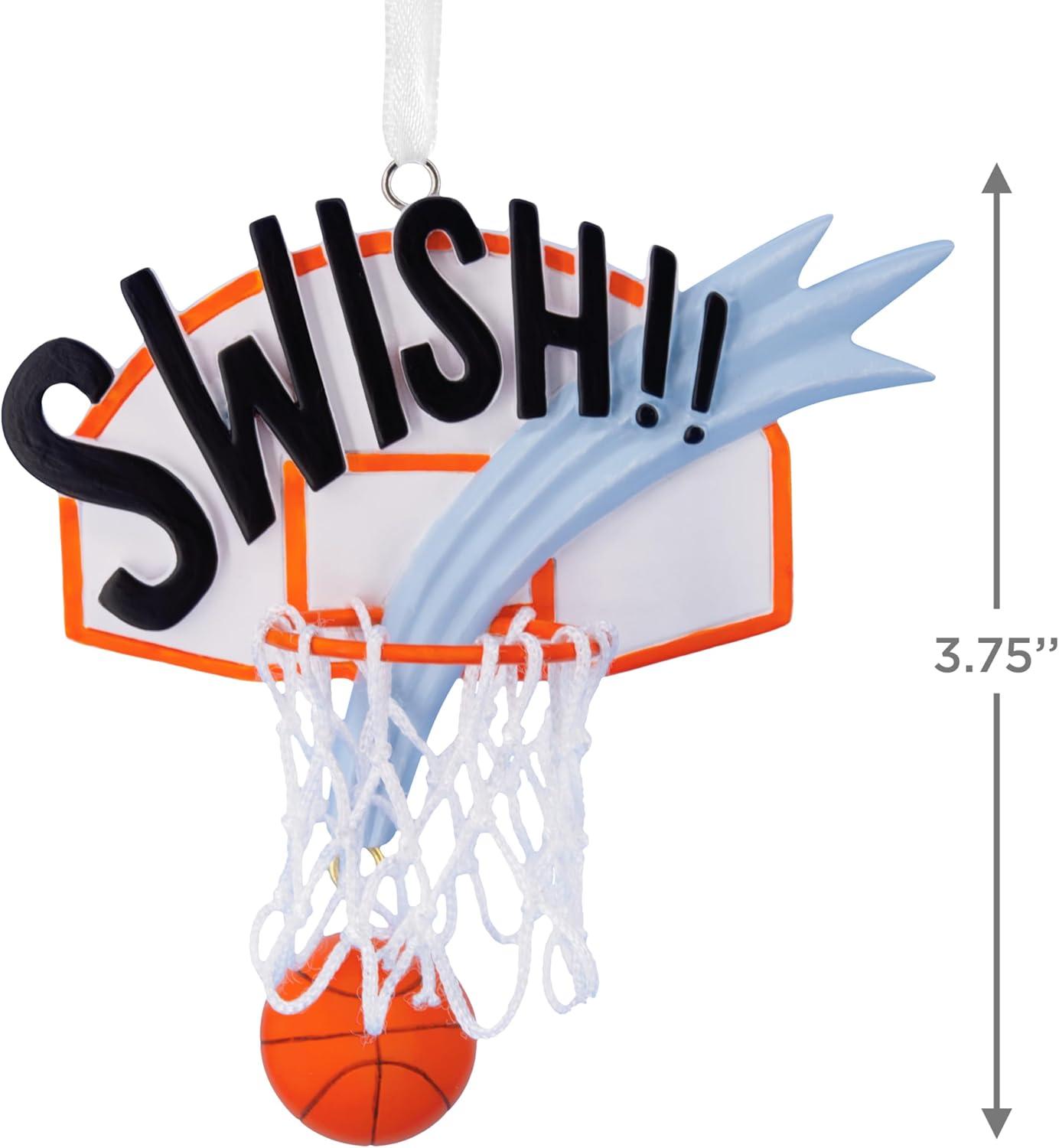 image:imageHallmark Swish Basketball Christmas OrnamentBasketball Swish