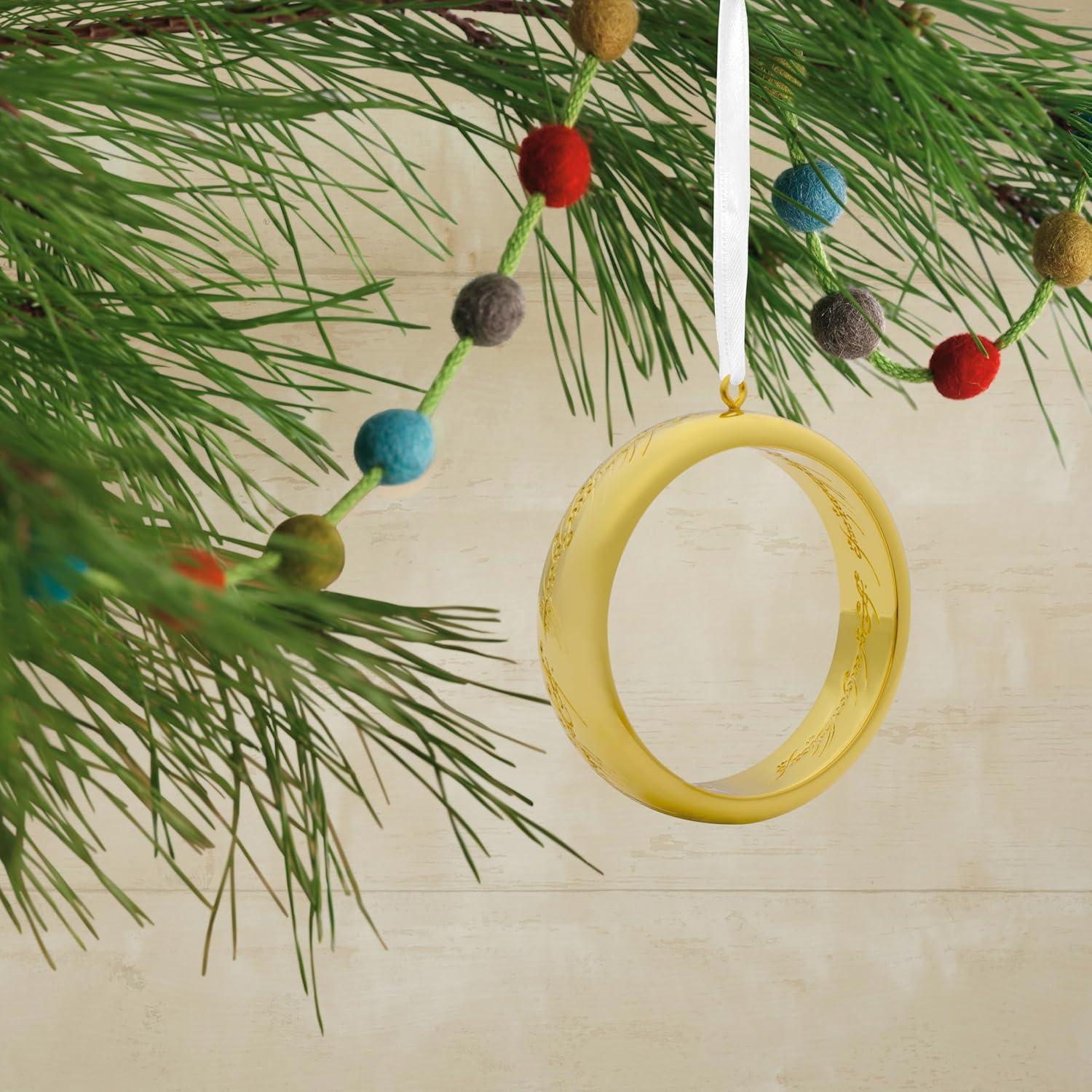 image:imageHallmark The Lord of The Rings Ring Christmas Ornament Premium Metal