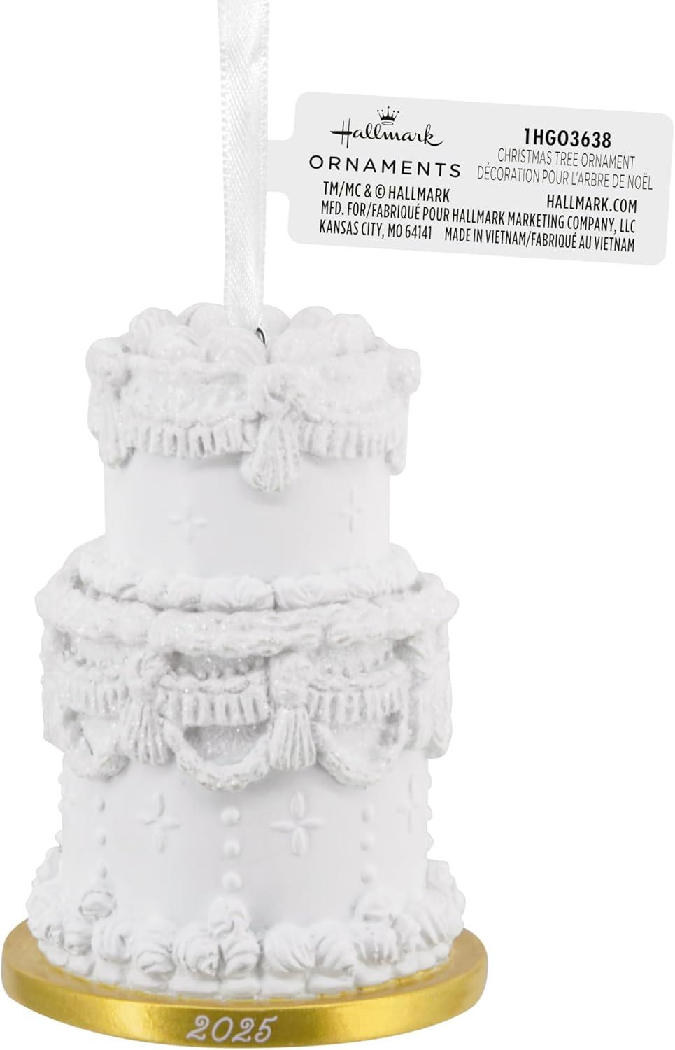 image:imageHallmark Tiered Wedding Cake 2025 Christmas Ornament Wedding Gifts