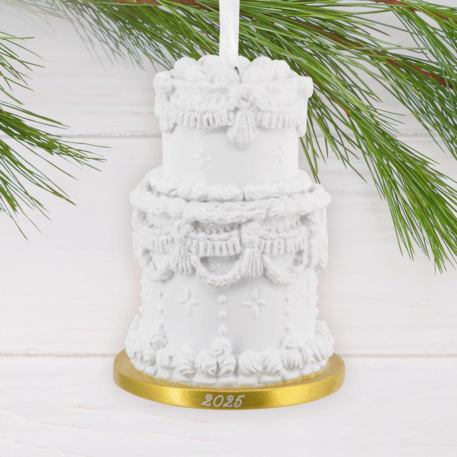 image:imageHallmark Tiered Wedding Cake 2025 Christmas Ornament Wedding Gifts