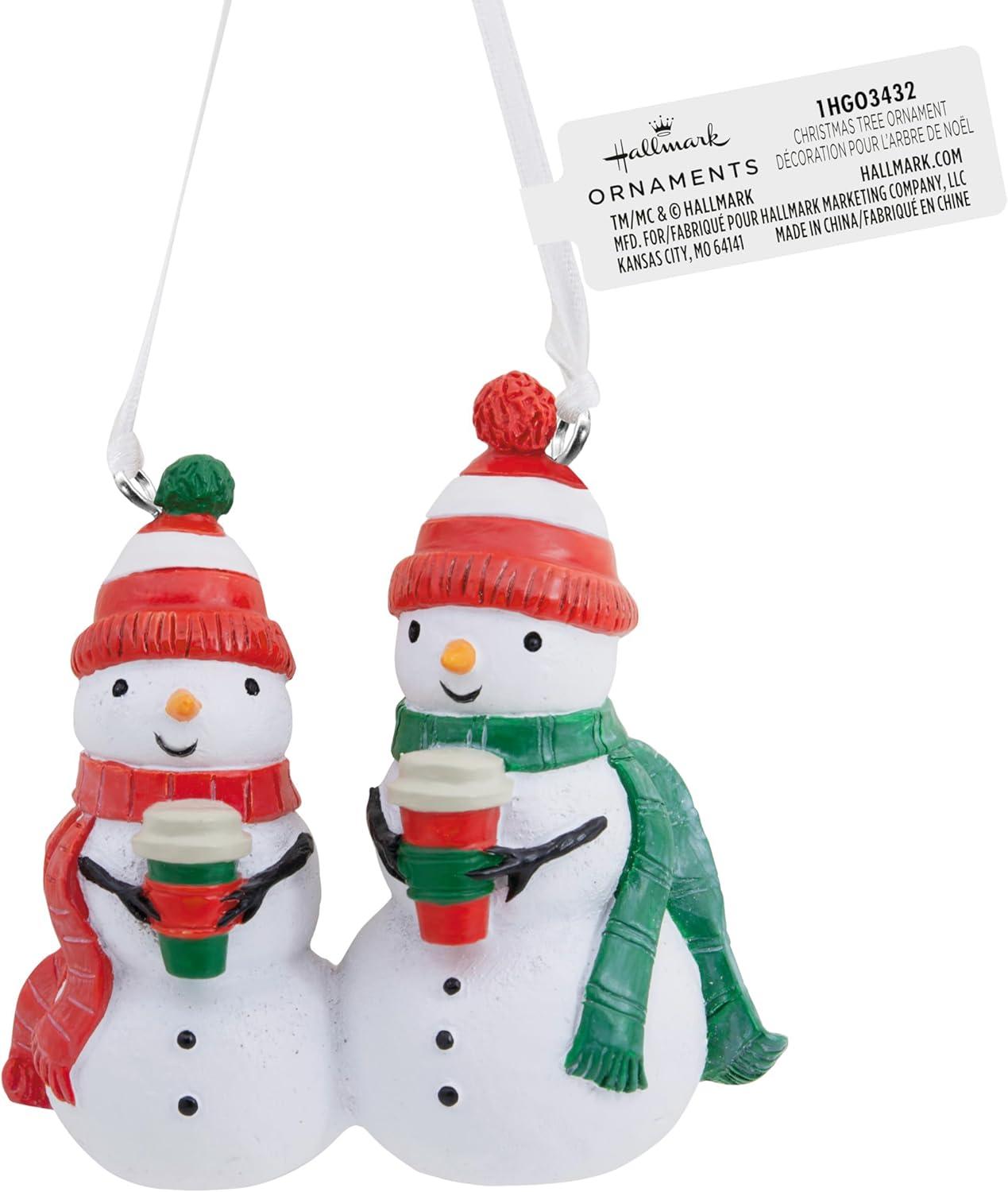 image:imageHallmark Venti Vibes Coffee Cup Christmas OrnamentSnowmen