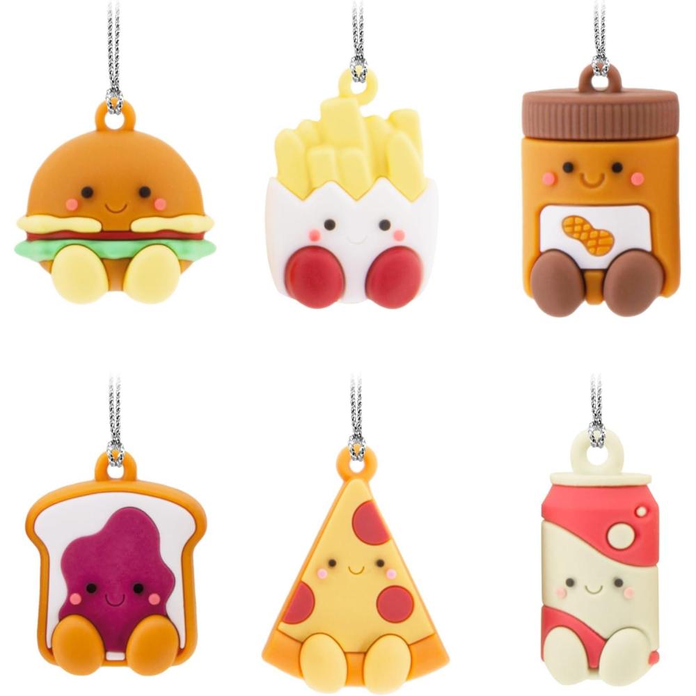 image:imageHallmark Better Together Food Mini Christmas Ornaments Shatterproof Set of 6 Food Gifts
