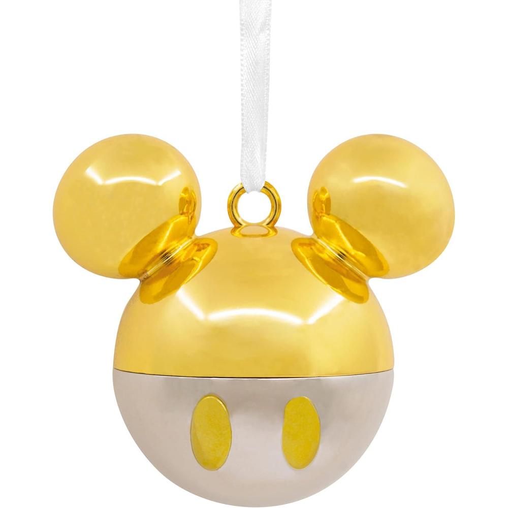 image:imageHallmark Disney Mickeys Christmas Carol Christmas Ornaments Set of 2Mickey Gold