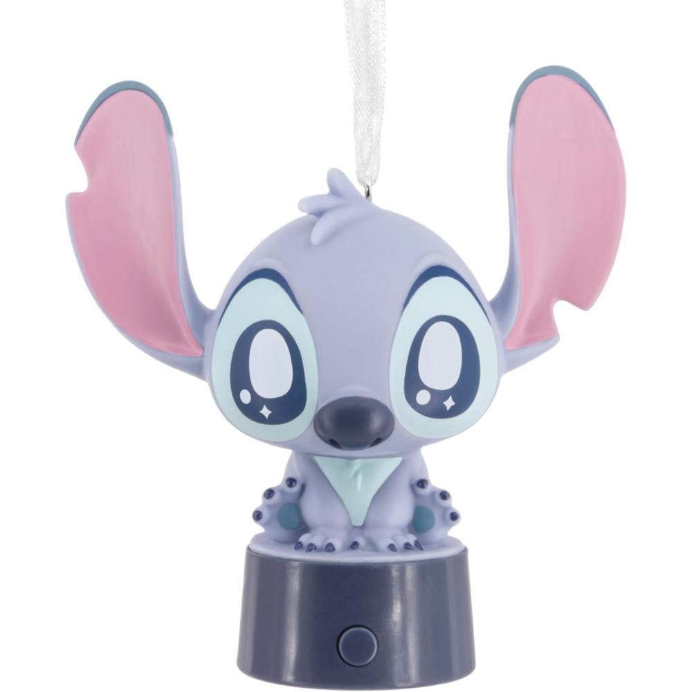 image:imageHallmark Disney Stitch Christmas Ornament with Light Gifts for Disney Fans