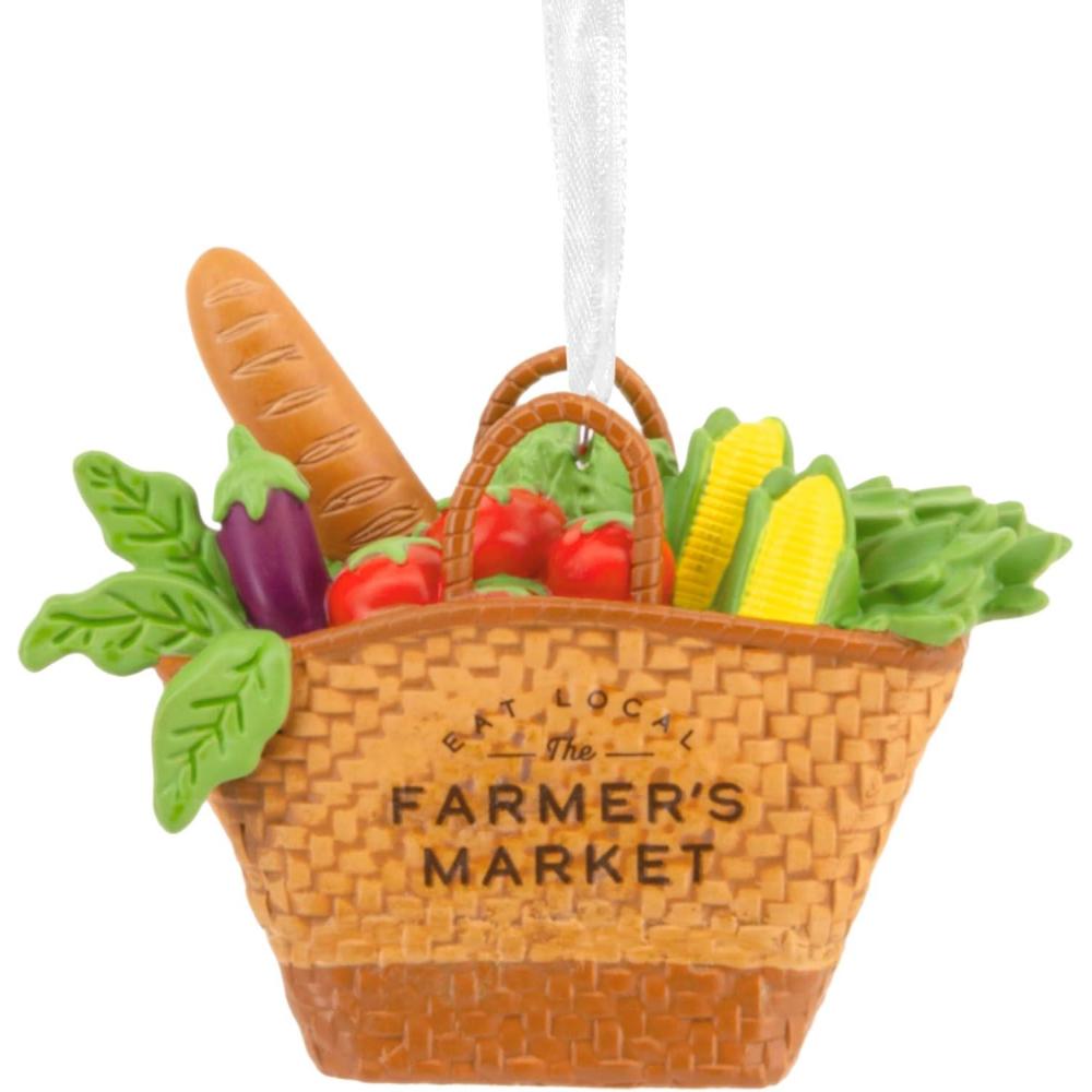 image:imageHallmark Farmers Market Basket Christmas Ornament Food Gifts
