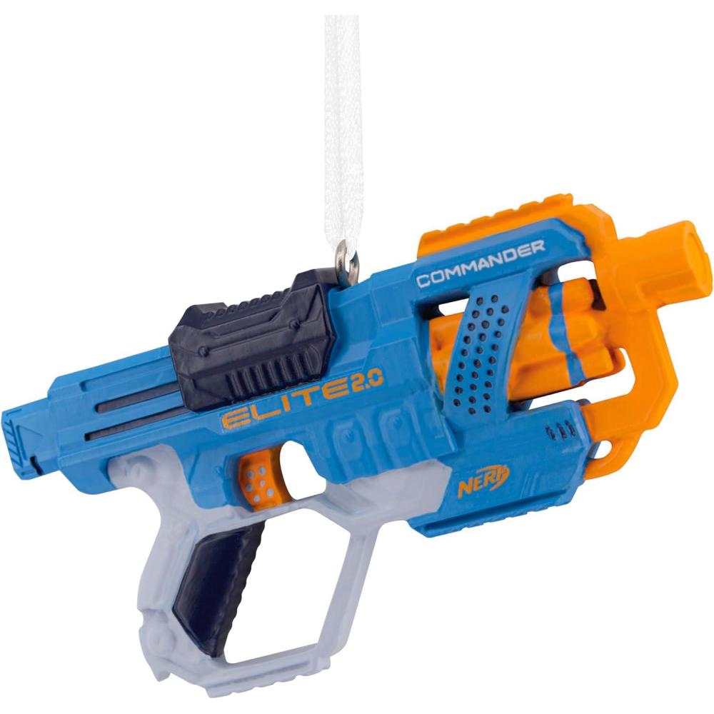 image:imageHallmark Hasbro Nerf Elite 20 Commander Dart Blaster Christmas Ornament Gifts for Kids