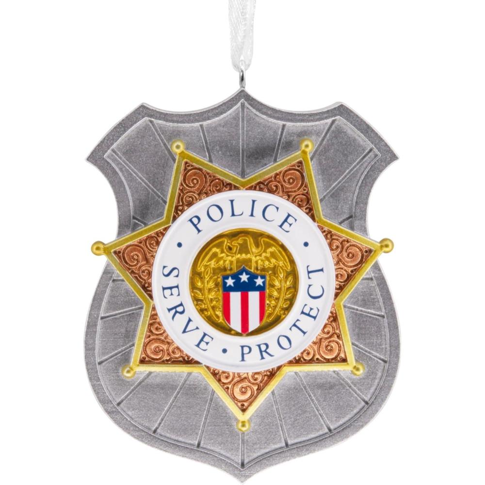 image:imageHallmark Police Badge Christmas Ornament Law Enforcement Gifts