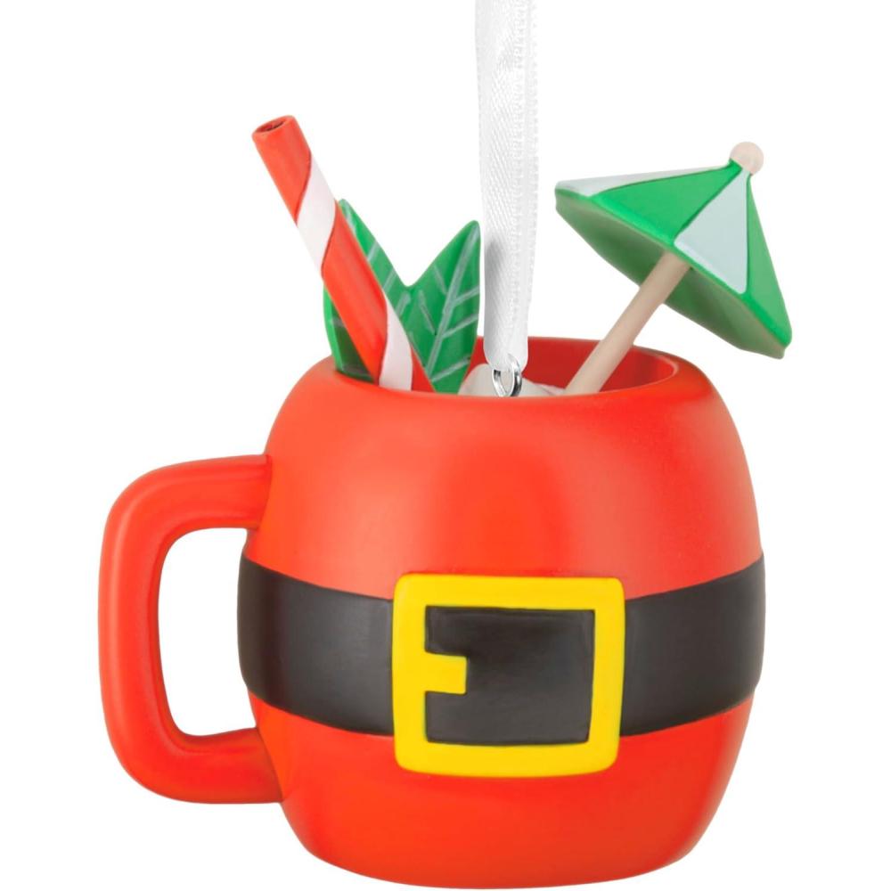 image:imageHallmark Santa Mug Cocktail Christmas Ornament Cocktails Gifts