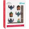 Hallmark Disney Lilo and Stitch Christmas Ornaments, Miniature Set of 6(Lilo and Stitch Mini)