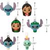 Hallmark Disney Lilo and Stitch Christmas Ornaments, Miniature Set of 6(Lilo and Stitch Mini)