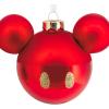 Hallmark Disney Mickey Mouse Ears Icon Christmas Ornament, Glass, Gifts for Disney Fans