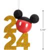 Hallmark Disney Mickey’s Christmas Carol Christmas Ornaments, Set of 2(Mickey 2024)