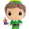 Hallmark Elf Buddy The Elf and Papa Elf Funko POP! Christmas Ornaments, Set of 2, Pop Culture Gifts