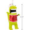 Hallmark Love Christmas This Much Dinosaur Christmas Ornament, Funny Gifts