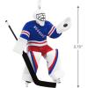 Hallmark NHL New York Rangers Goalie Christmas Ornament(Rangers)
