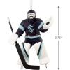 Hallmark NHL Seattle Kraken Goalie Christmas Ornament,Resin 0001OSL1990