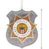 Hallmark Police Badge Christmas Ornament, Law Enforcement Gifts