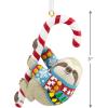 Hallmark Sloth in Ugly Christmas Sweater Resin Christmas Ornament(Ugly Christmas Sweater)