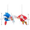 Hallmark Sonic The Hedgehog Sonic vs. Knuckles Christmas Ornaments, Set of 2, Gifts for Gamers