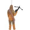 Hallmark Star Wars Chewbacca with Bowcaster Christmas Ornament, May The 4th(Chewbacca)