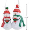 Hallmark Venti Vibes Coffee Cup Christmas Ornament(Snowmen)