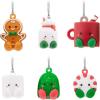 Hallmark Better Together Holiday Mini Christmas Ornaments, Shatterproof, Set of 6, Food Gifts
