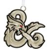 Hallmark Dungeons & Dragons: Honor Among Thieves Dragon Ampersand Christmas Ornament, Metal, Pop Culture Gifts