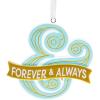 Hallmark Forever and Always Ampersand Christmas Ornament, Love Gifts