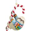 Hallmark Sloth in Ugly Christmas Sweater Resin Christmas Ornament(Ugly Christmas Sweater)