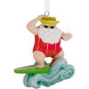 Hallmark Surfing Santa Christmas Ornament, Beach Gifts