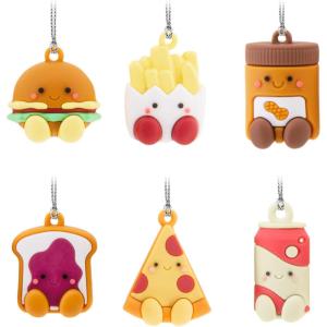 Hallmark Better Together Food Mini Christmas Ornaments, Shatterproof, Set of 6, Food Gifts