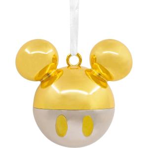 Hallmark Disney Mickey’s Christmas Carol Christmas Ornaments, Set of 2(Mickey Gold)