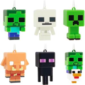 Hallmark Minecraft Blind Box Mini Christmas Ornaments (Purchase Includes 2 Tiny Mystery Ornaments)