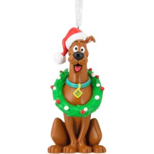 Hallmark Scooby-Doo with Wreath Christmas Ornament, Cartoon Gifts