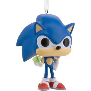 Hallmark Sonic The Hedgehog with Emerald Funko POP! Christmas Ornament, Pop Culture Gifts