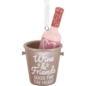 Hallmark Wine and Friends Christmas Ornament, Wine Gifts